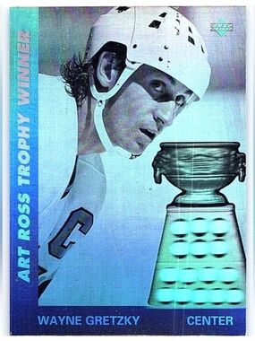 🇨🇦NOW $3🍀 Wayne Gretzky 1991/92 Upperdeck Los Angeles Kings Hologram Hockey Card